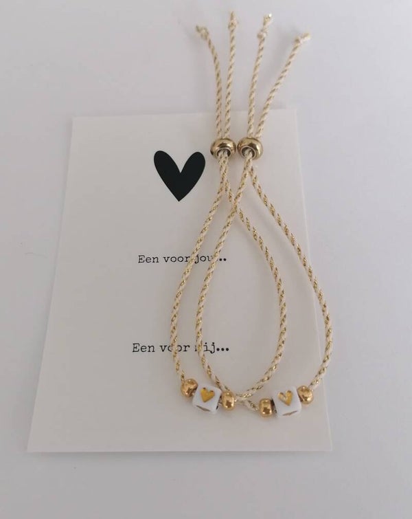 vriendschaps-armbandjes gold