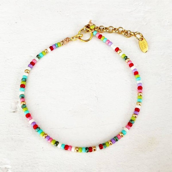 Enkelbandje multi color