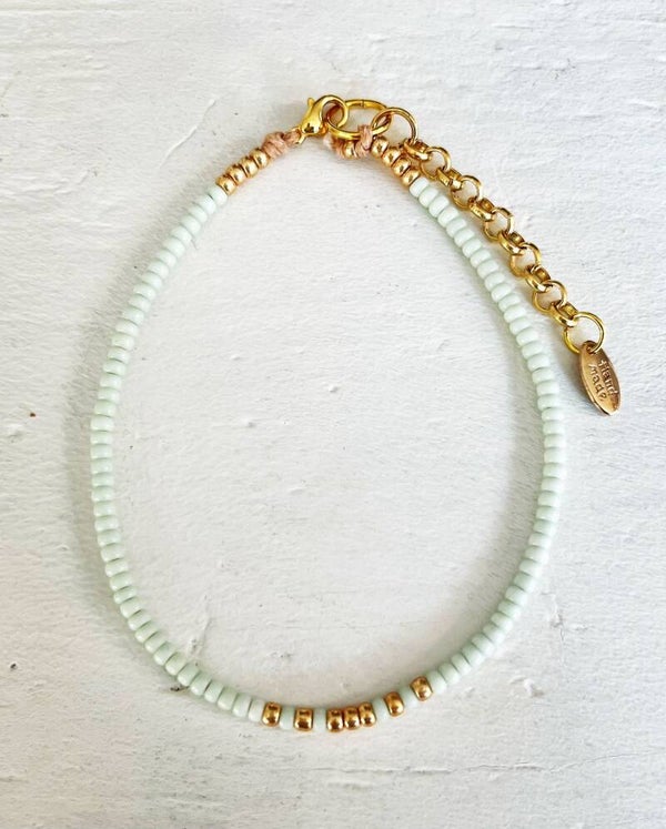 Enkelbandje mint-goud