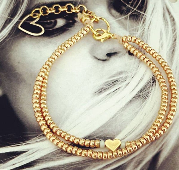 Goudkleurig armbandje