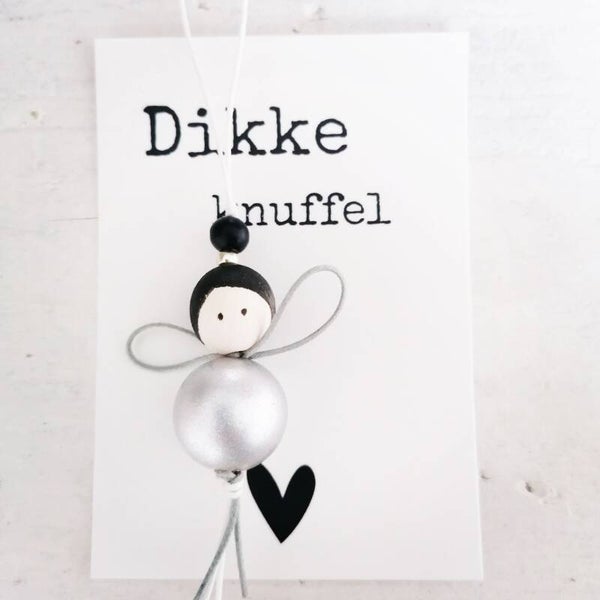 Zilver  geluks-engeltje