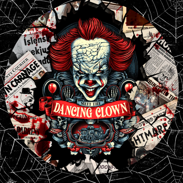 Untersetzer Glas Dancing Clown