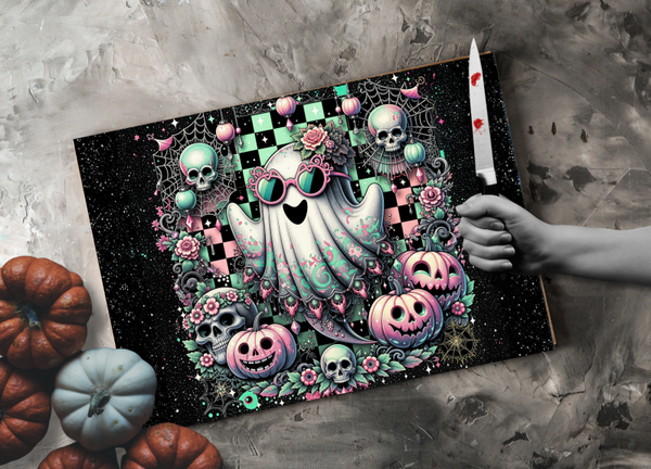 Schneidebrett Retro Ghost
