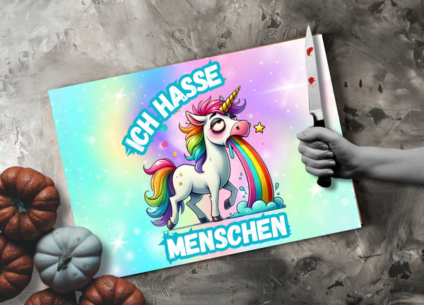 Schneidebrett Ich hasse Menschen
