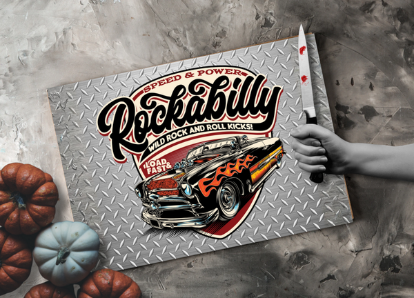 Schneidebrett Rockabilly