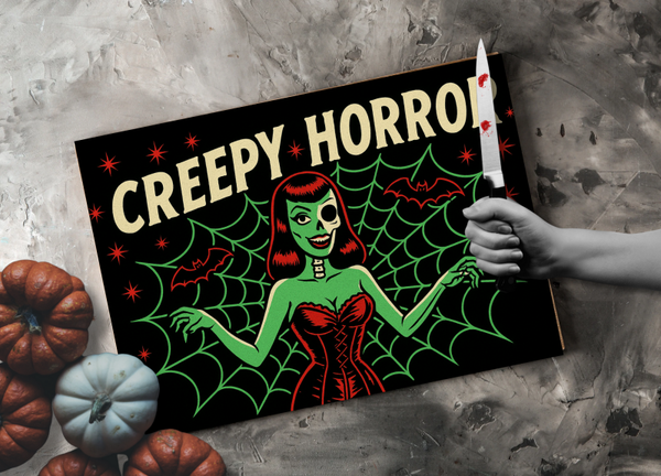 Schneidebrett Creepy Horror