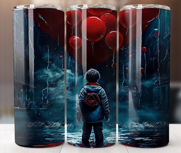 Junge mit Luftballons