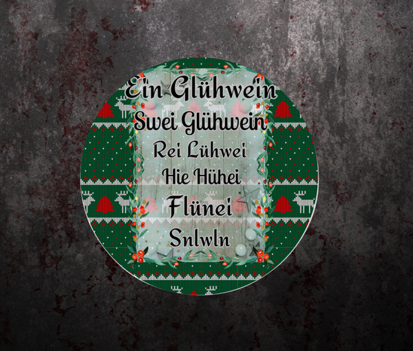 Magnet Ein Glühwein