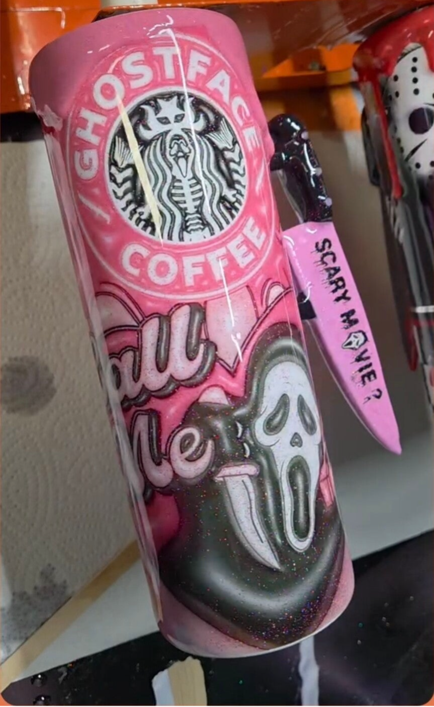 Pinky Glitzer Tumbler