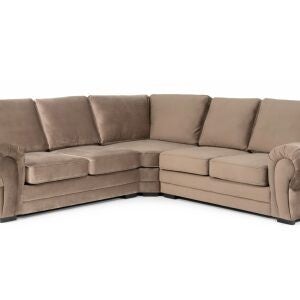 Verona Velvet Corner Sofa (2C2)