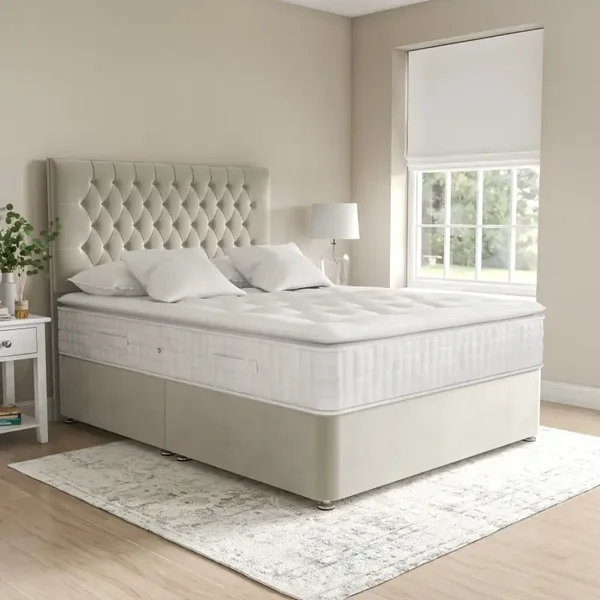 Chesterfield Headboard - Divan Bed Bundle