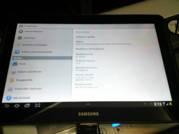 Samsung Galaxy Tab 2 GT-P5100 10.B1 WLAN, 25,7 cm (10,1 Zoll)