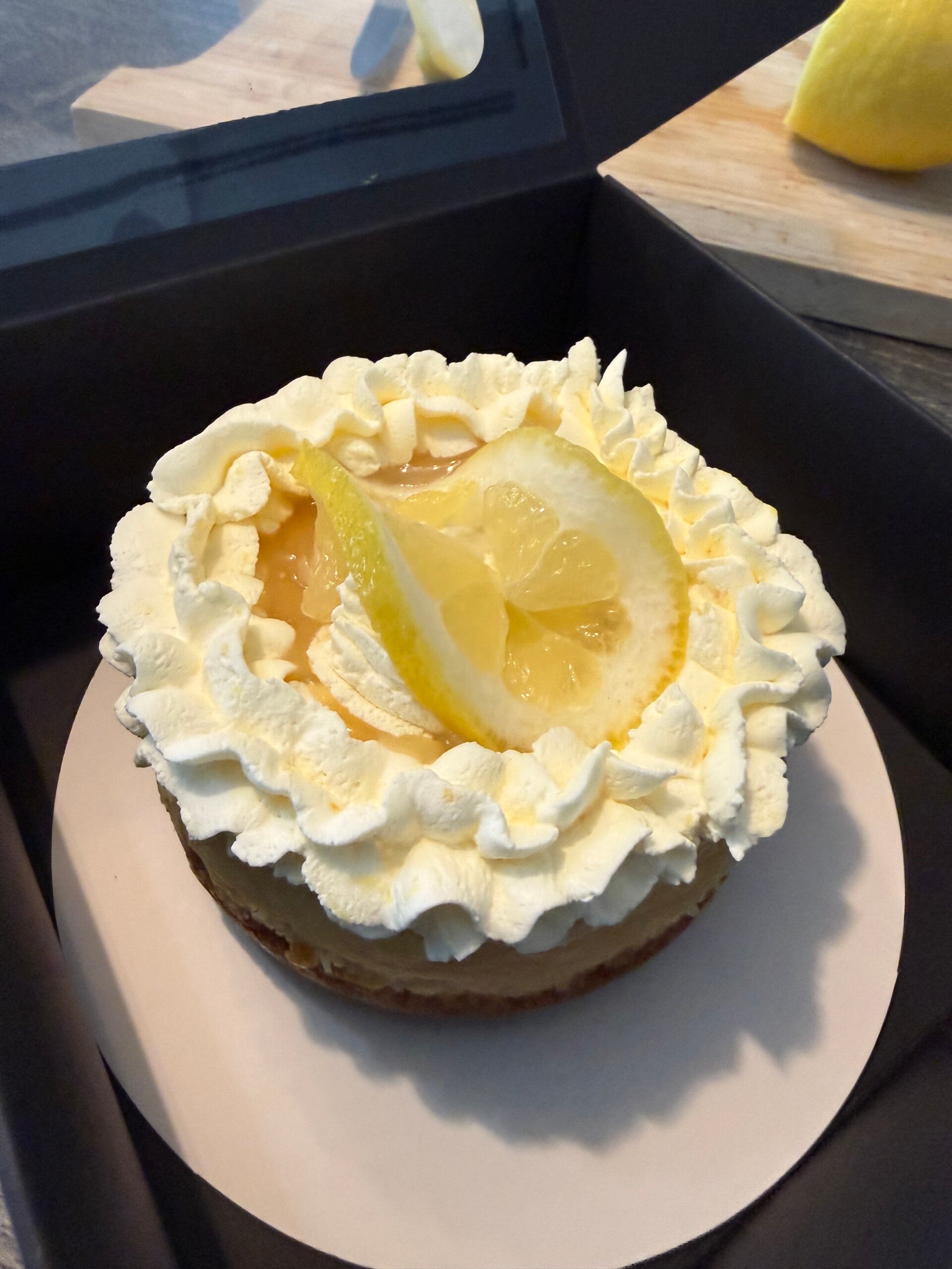 Lemon 4 Inch Cheesecake