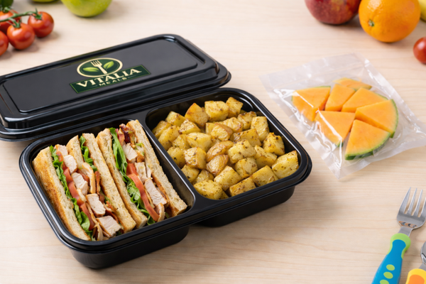 Club sandwich au poulet et pomme de terre