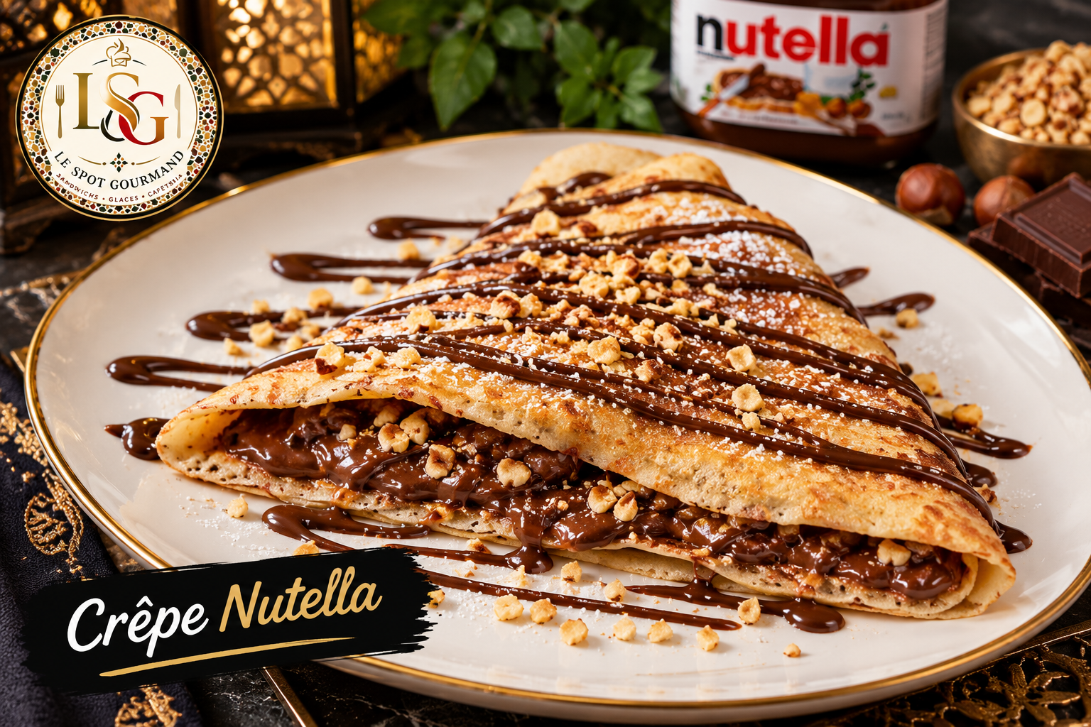 Crêpe Nutella gourmande signée LSG