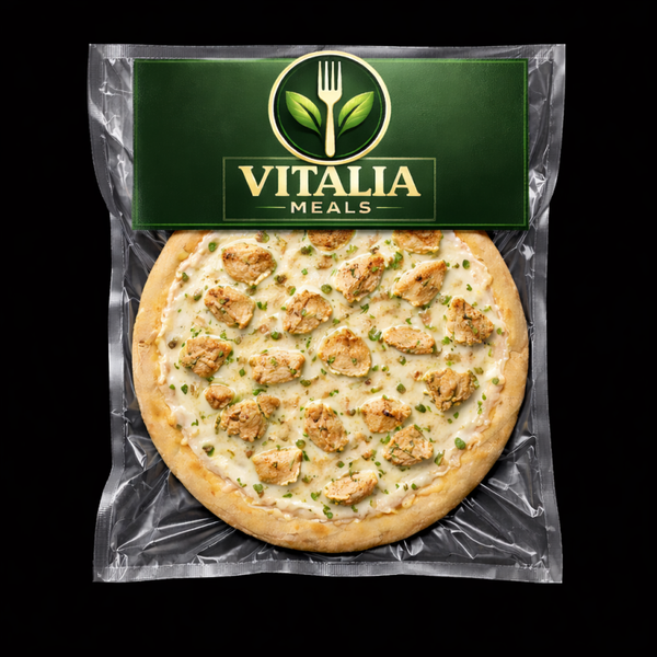 Pizza Poulet – Sauce Blanche