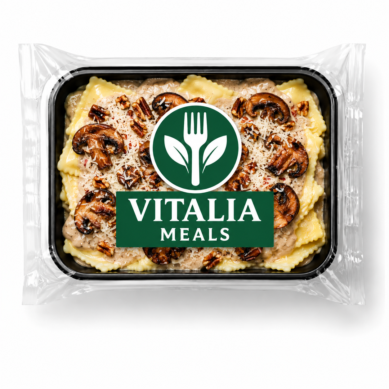 ravioli aux épinard et fromage champignons