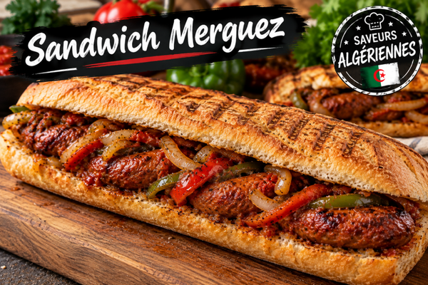 Sandwich merguez en sauce à l’algérienne