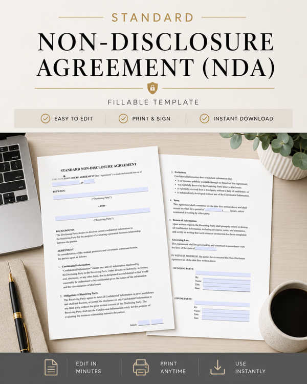 Non-Disclosure Agreement ( NDA )