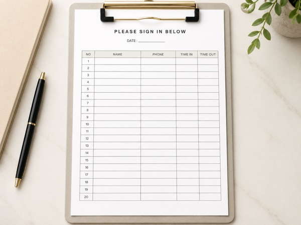 Sign-in Sheet