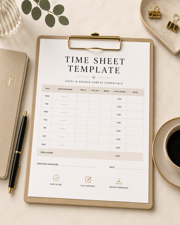 Time Sheet Template