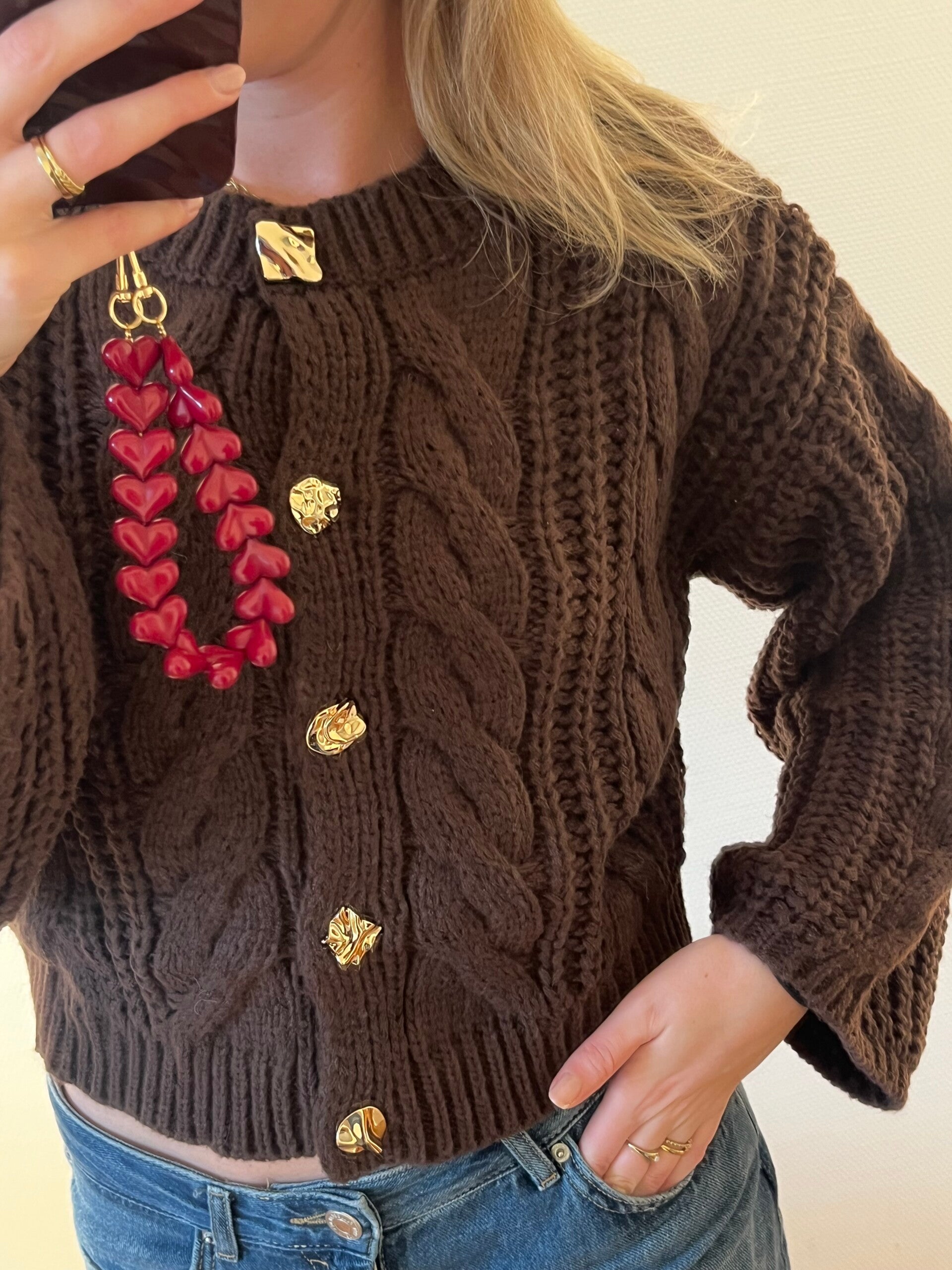 The Amy Knit Brown