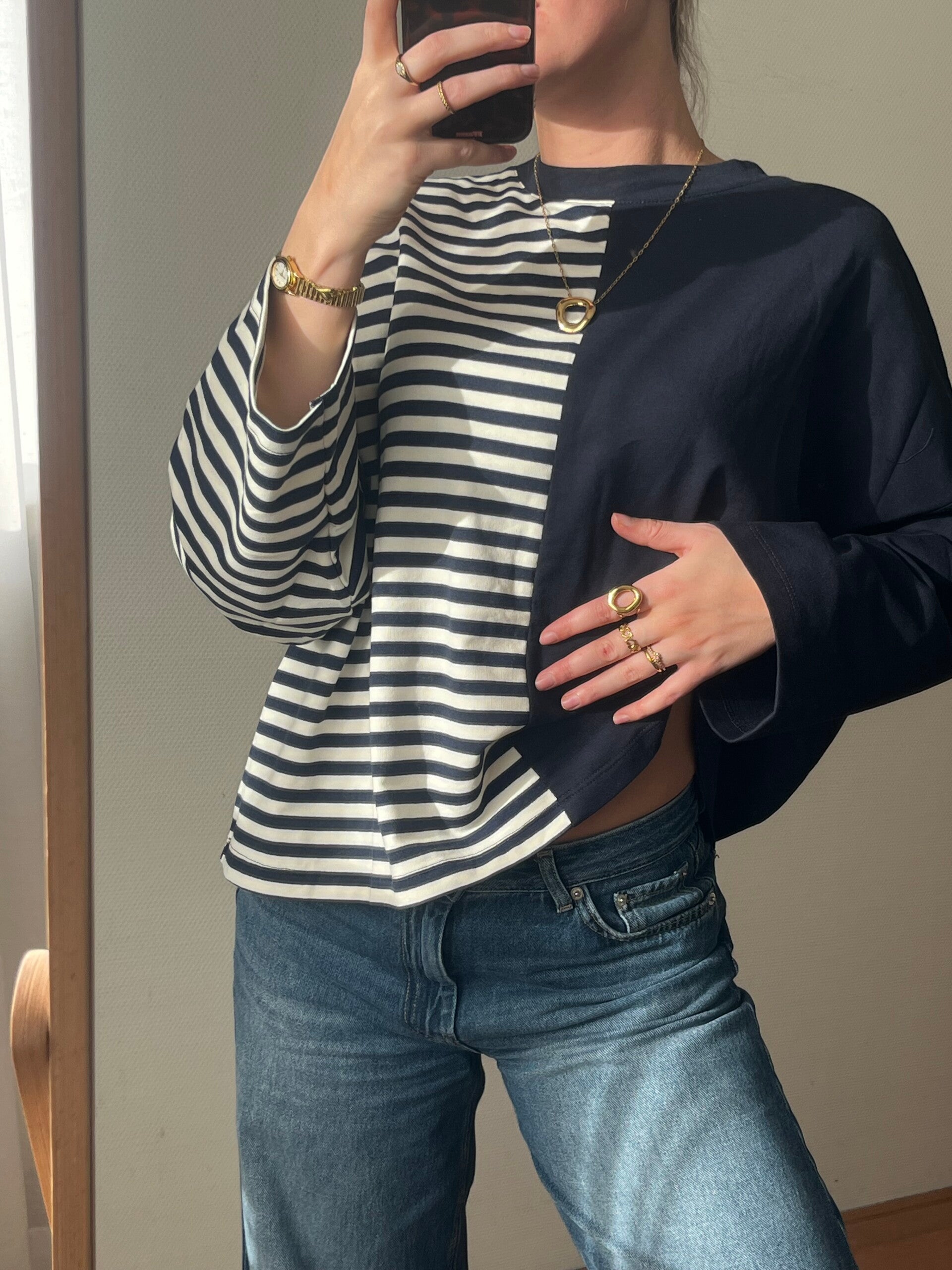 Dual striped longsleeve