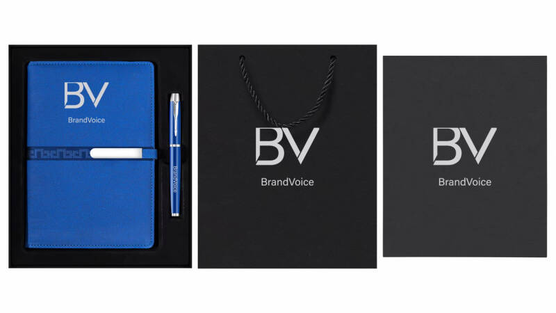 Ensemble Agenda-stylo-boite - shopping bag