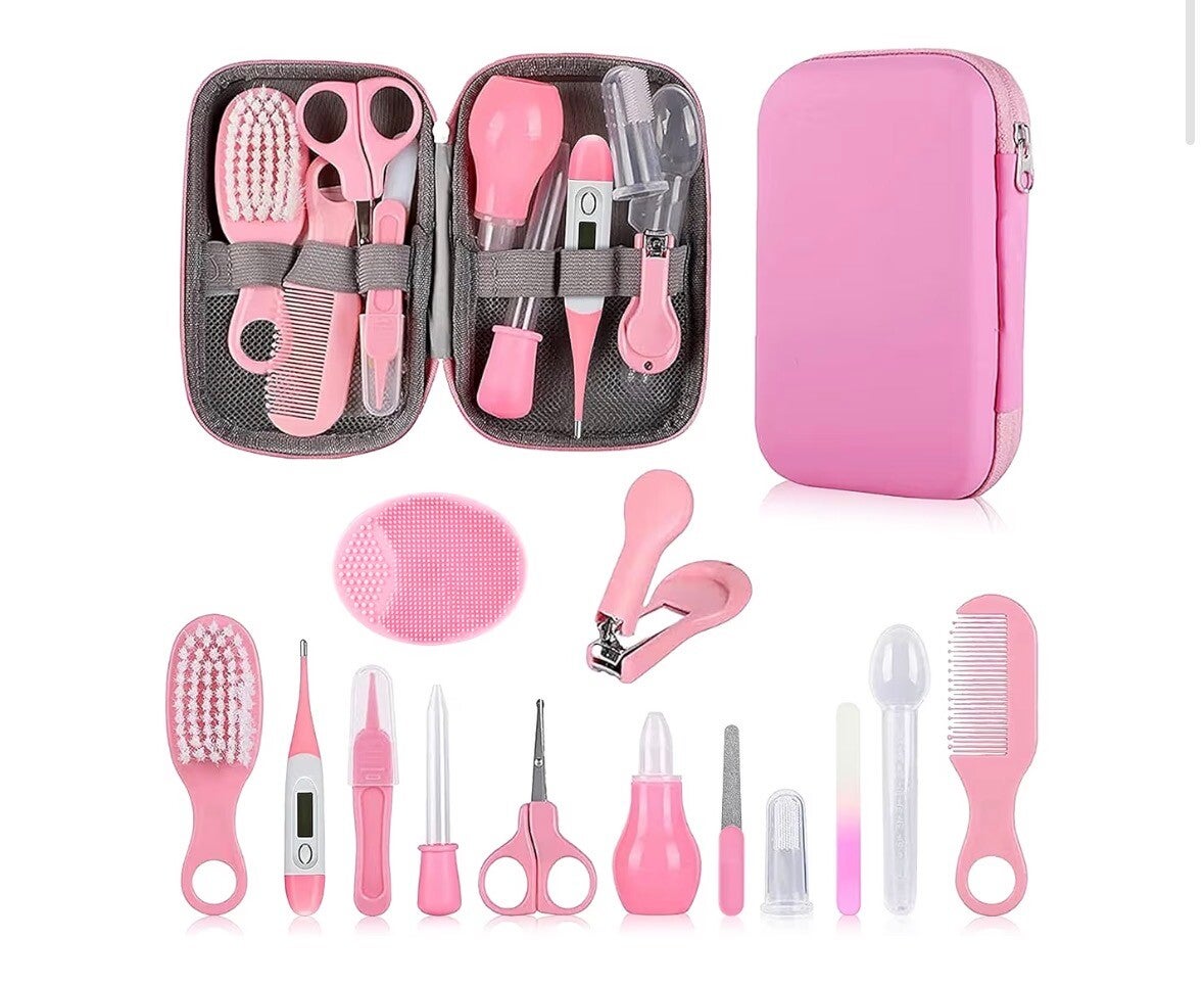 Baby grooming kit - pink