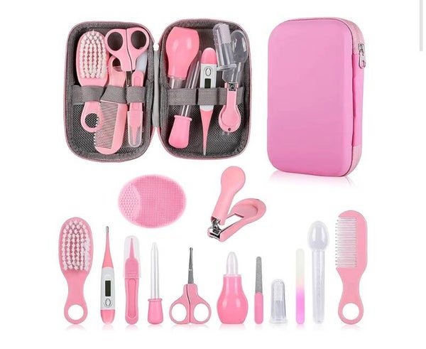 Baby grooming kit - pink