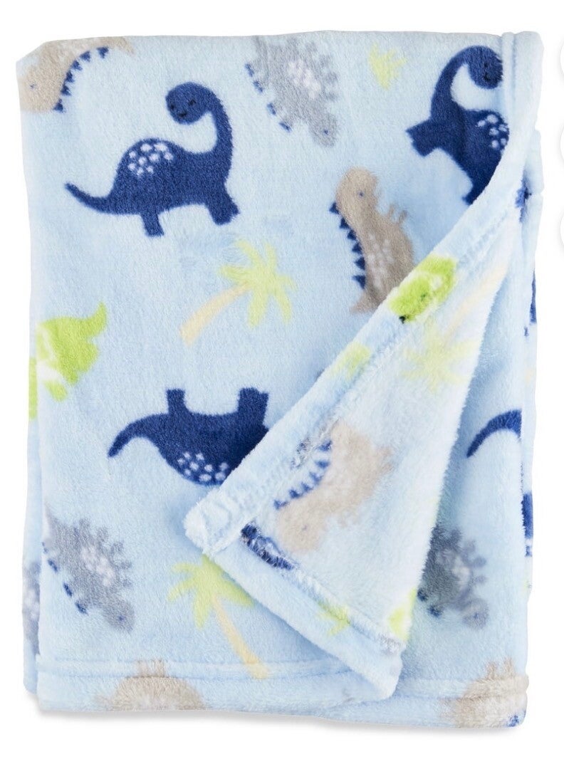 Plush baby blanket