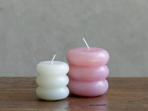 Decoratieve cilindervormige kaars
