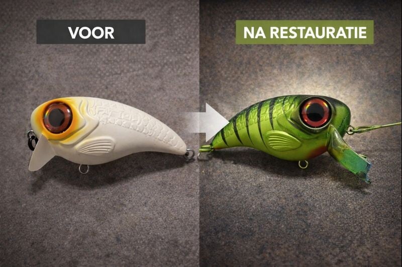 Kunstaas restauratie voor en na