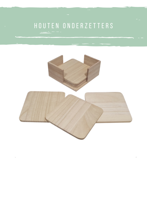Houten onderzetters