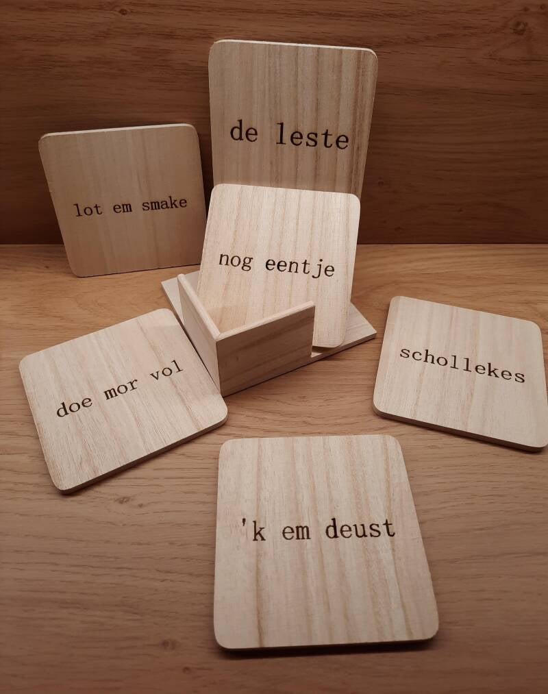 Vierkante onderzetters