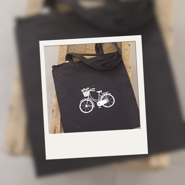 Totebag 'fiets'