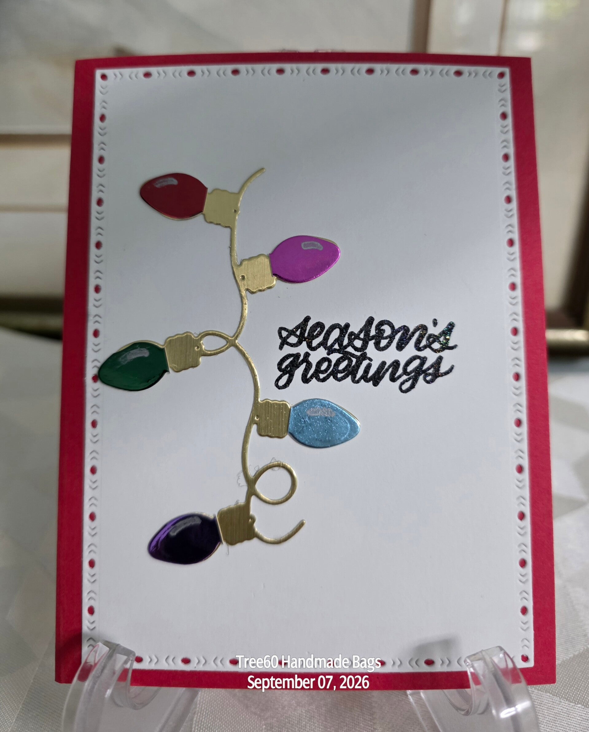 "Christmas Lights" Note Cards