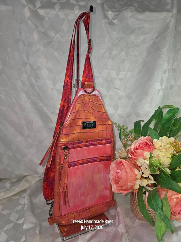 Fielder Sling - Copper Croco