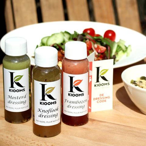 Cadeauverpakking (mosterd-; knoflook- en frambozendressing 3x100ml)