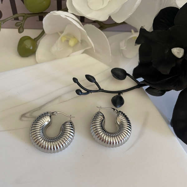 Bay Hoops l Silver