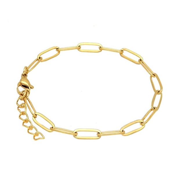 Marisol Peperclip Bracelet l Golden