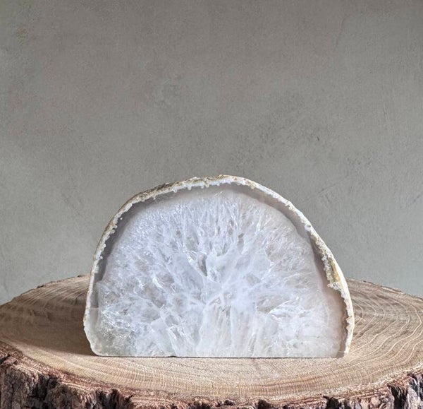 Agaat geode Theelicht-houder