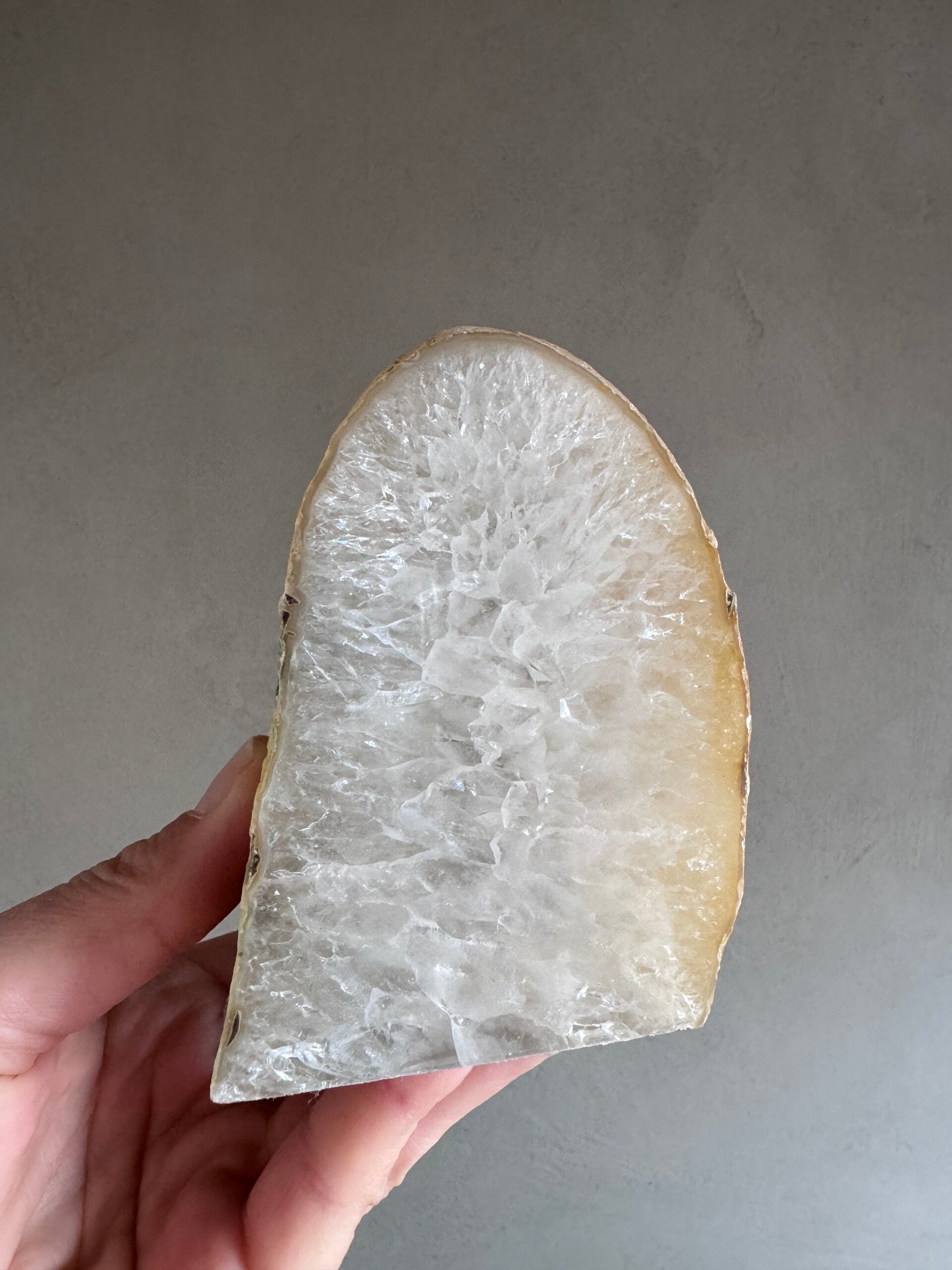 Agaat geode Theelicht-houder