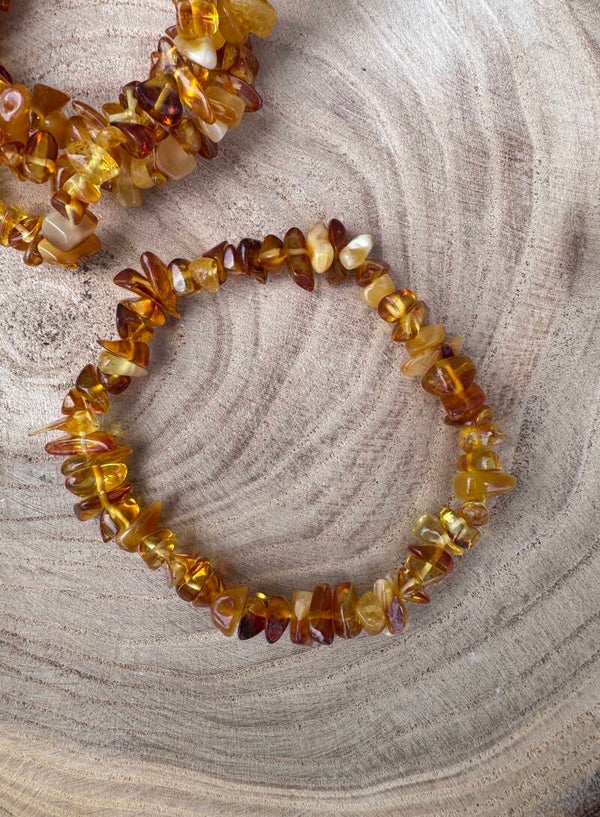 Barnsteen (Amber) split armband