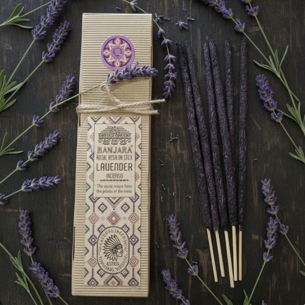 Banjara Rituele Hars op Stok – Lavendel