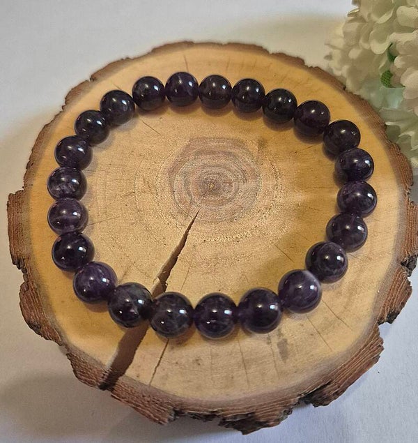 Bracelet améthyste 8mm