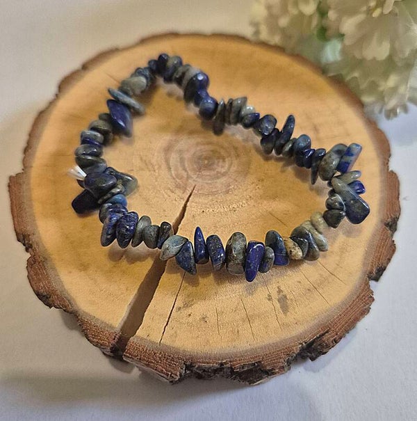 Bracelet baroque lapis lazuli