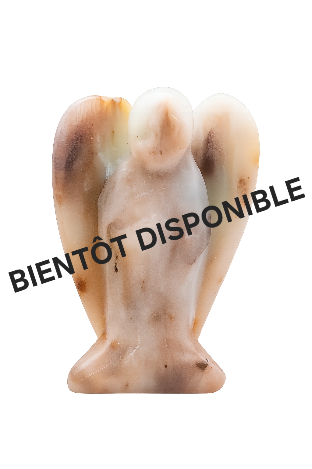 Statuette ange amazonite multicolore 5cm