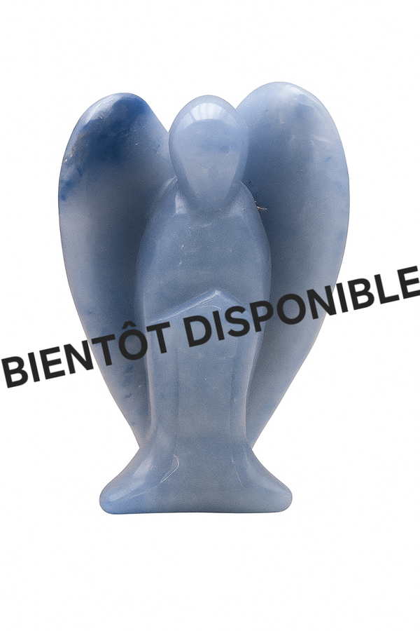 Statuette ange aventurine bleue 5cm