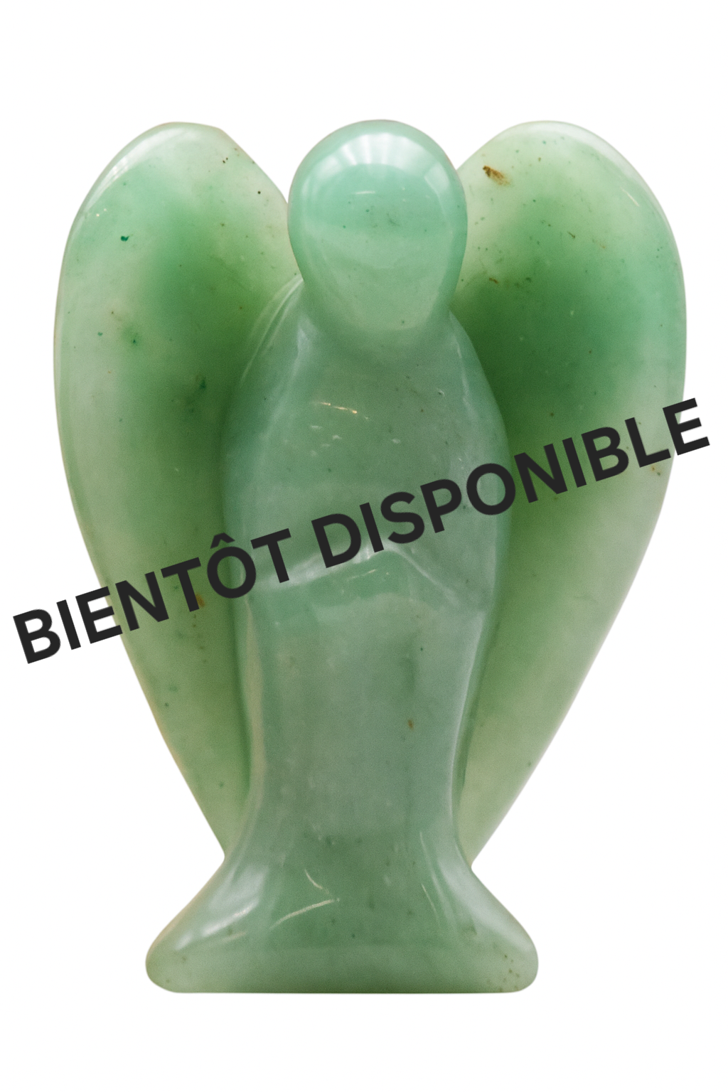 Statuette ange aventurine verte 5cm